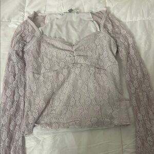 Lace Long Sleeve Top
